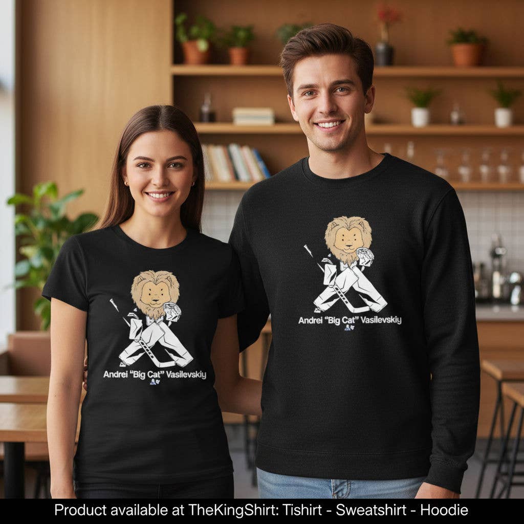 Vasilevskiy's Big Cat Pride Tee For Hockey Fans Unisex T-shirt, Sweatshirt, Hoodie, Long Sleeve Tee - T-Shirt, Sweatshirt, Hoodie