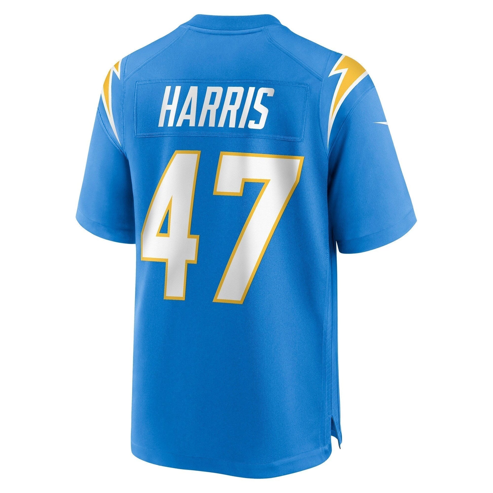 Josh Harris Los Angeles Chargers Game Jersey - Powder Blue football jersey product view 3
