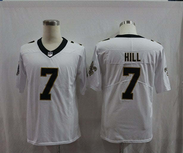 Men's New Orleans Saints Taysom Hill White Game Jersey football jersey product view 1