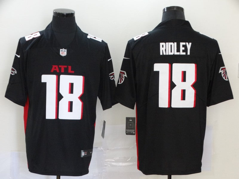 Men's Atlanta Falcons Calvin Ridley #18 Black Player Game Jersey1 football jersey product view 1