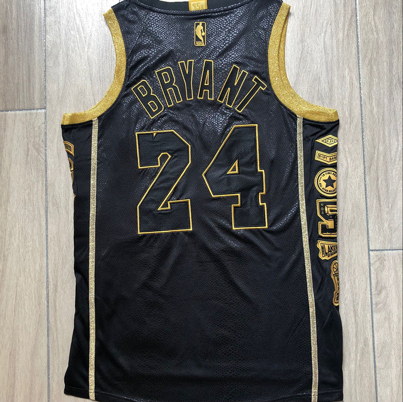 24#Kobe Bryant Retirement Commemorative Fully Embroidered Jersey basketball jersey product view 2