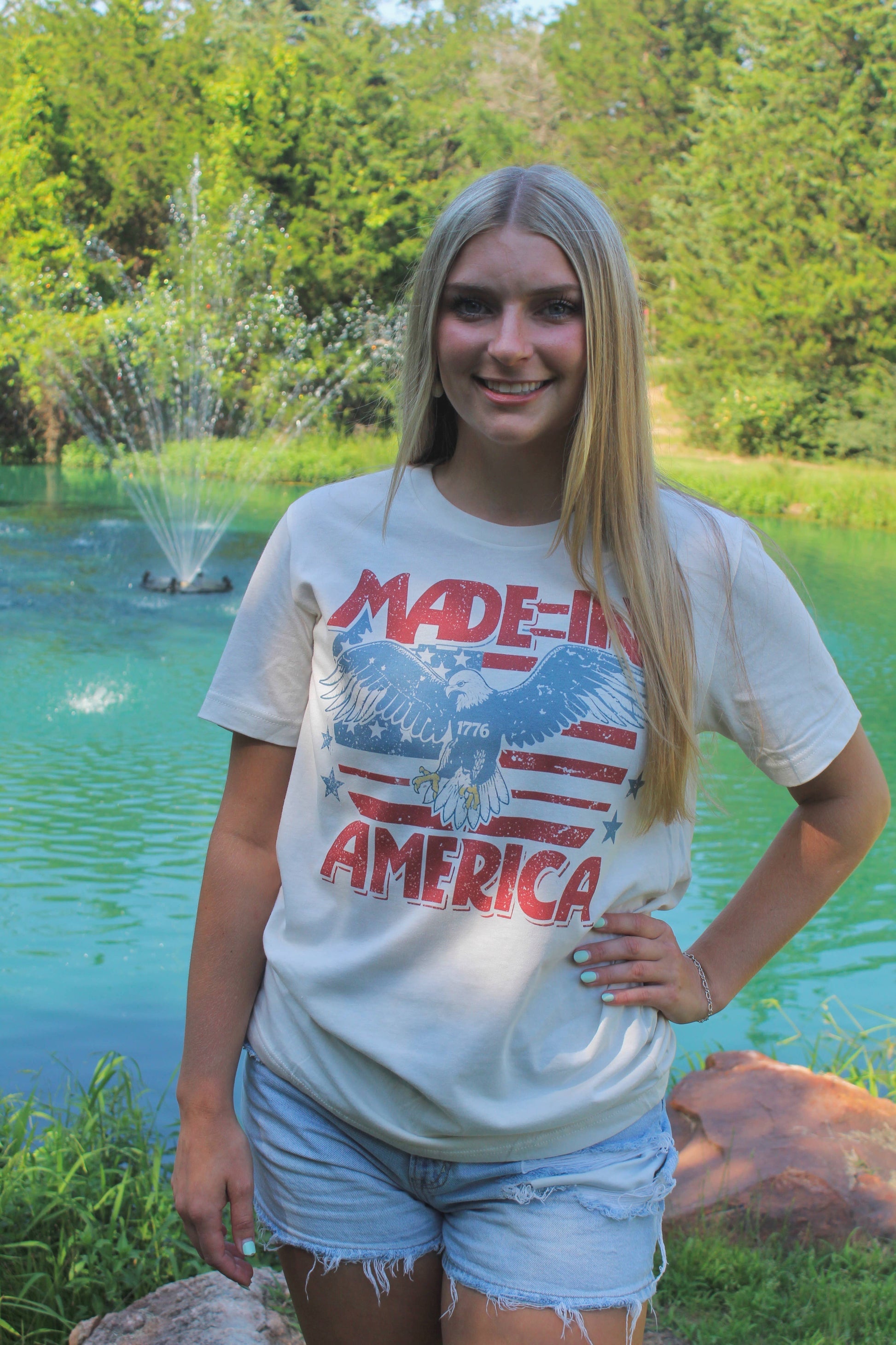 Made in America Graphic Tee Unisex T-shirt, Sweatshirt, Hoodie, Long Sleeve Tee - T-Shirt, Sweatshirt, Hoodie