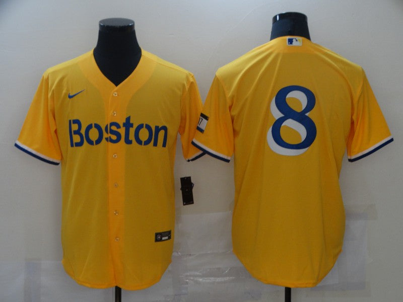 Men's Boston Red Sox Carl Yastrzemski Gold City Connect Replica Player Jersey baseball jersey product view 1
