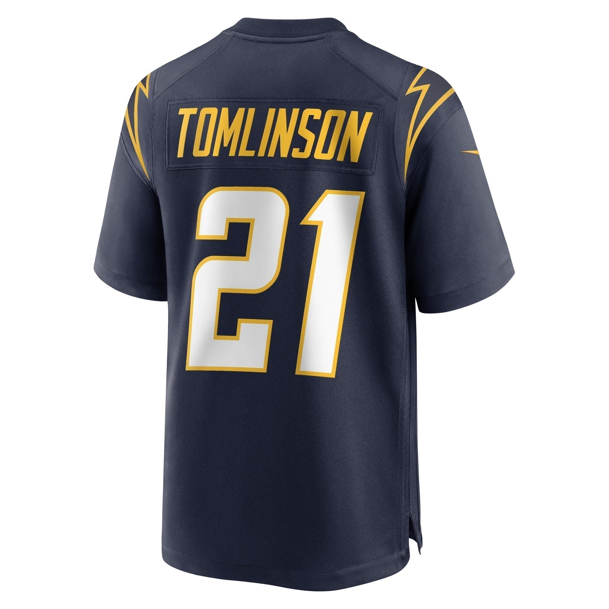 LaDainian Tomlinson Los Angeles Chargers Retired Jersey - Navy football jersey product view 3