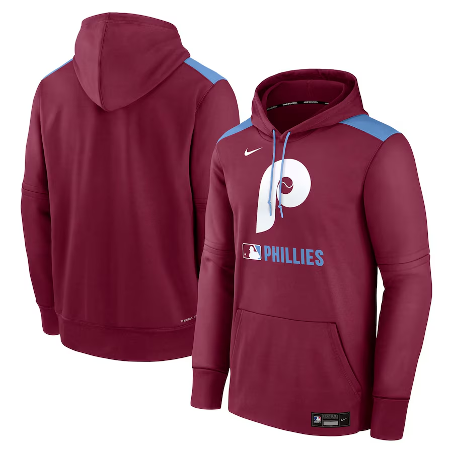 Philadelphia Phillies Performance Pullover Hoodie baseball jersey product view 1