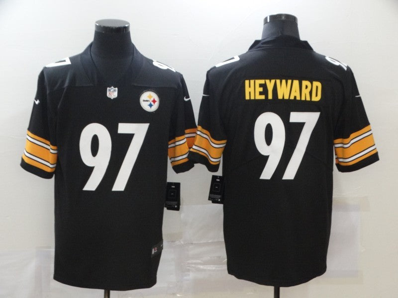 Men's Pittsburgh Steelers Cameron Heyward Black Game Jersey football jersey product view 1