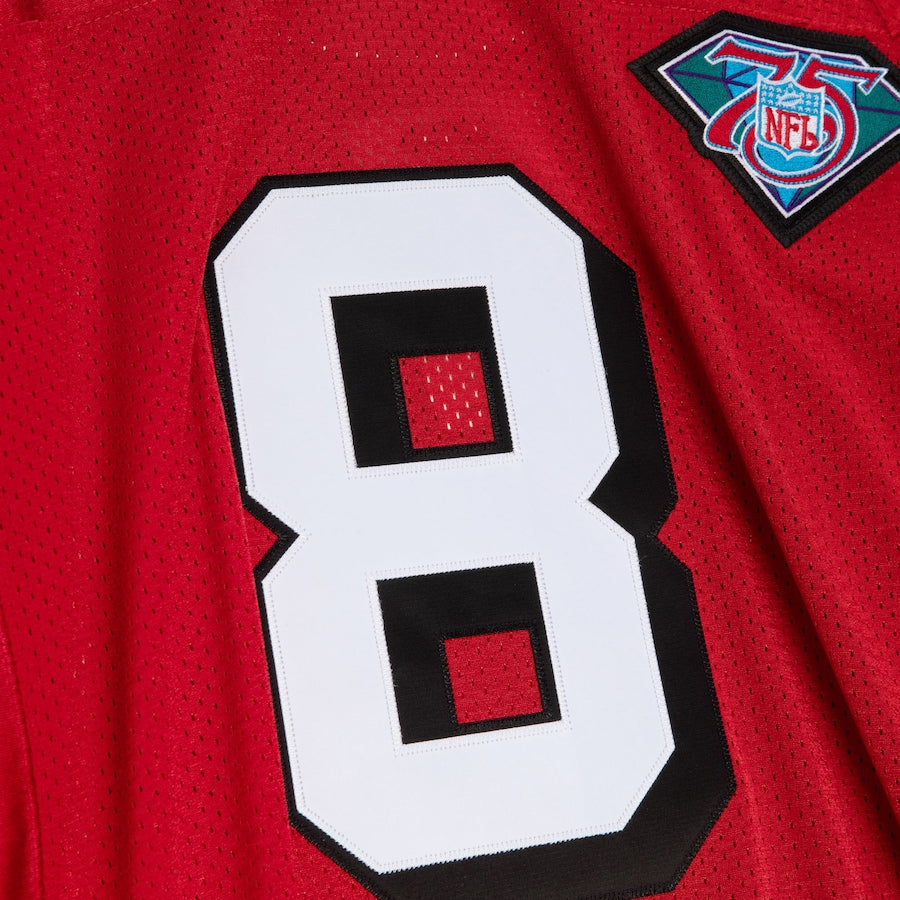 Men's Steve Young Scarlet San Francisco 49ers 1994 Jersey football jersey product view 3
