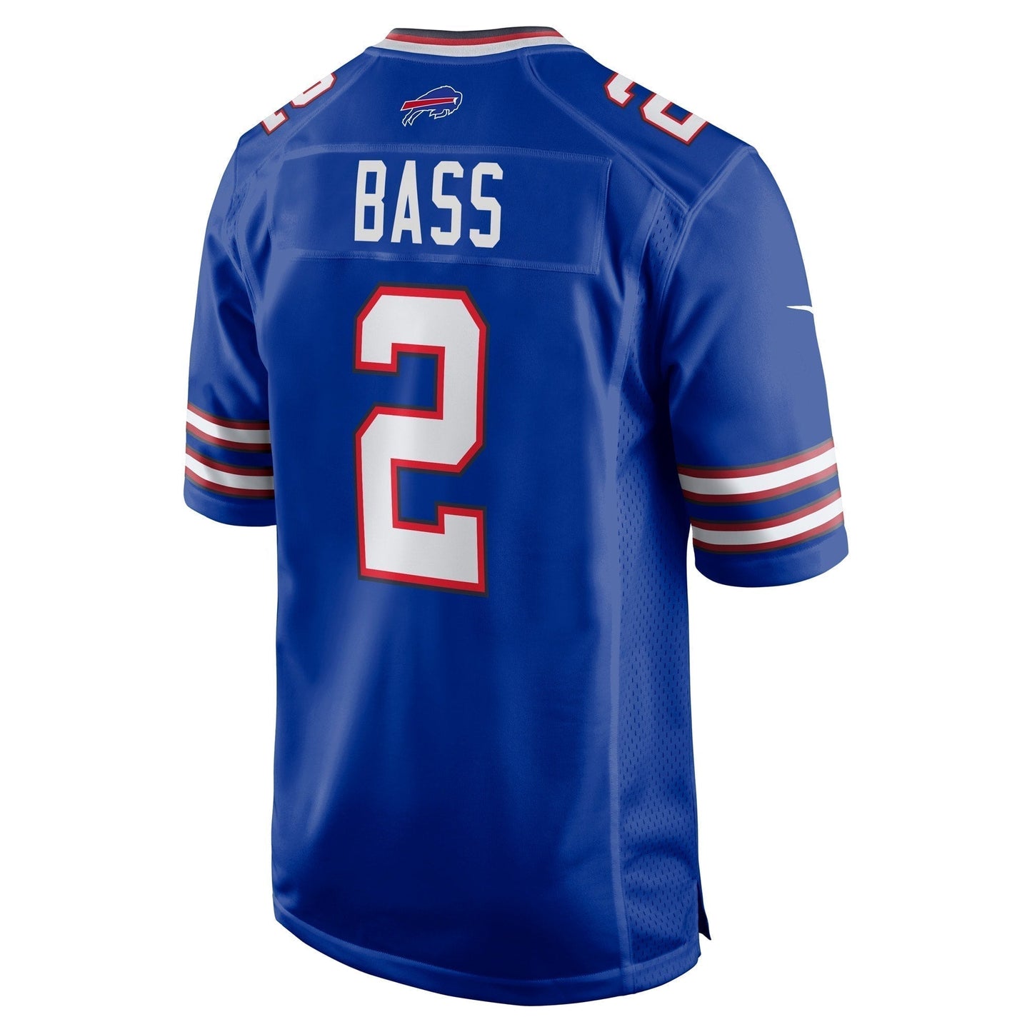 Tyler Bass Buffalo Bills Game Jersey - Royal football jersey product view 3