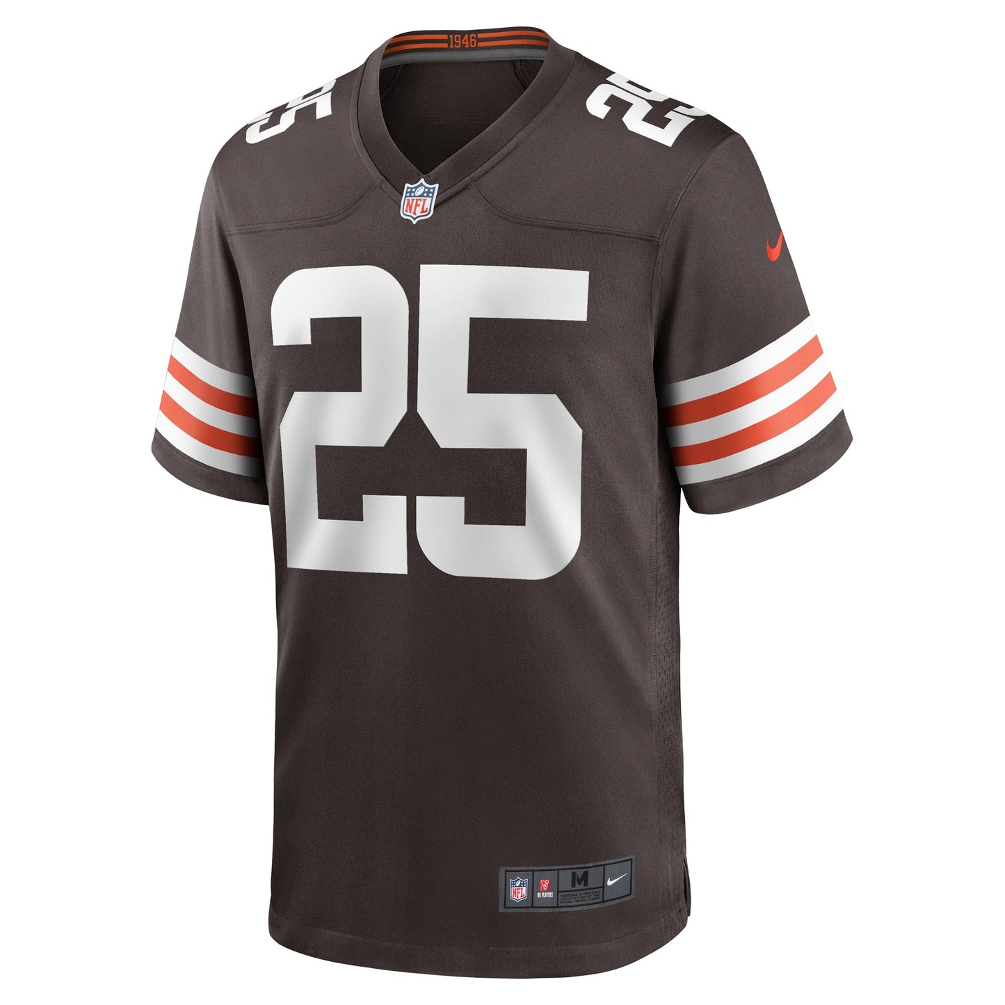 Kahlef Hailassie Cleveland Browns Team Game Jersey - Brown football jersey product view 2