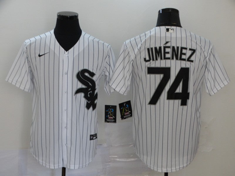 Men's Chicago White Sox Eloy Jimenez White Replica Baseball Jersey baseball jersey product view 1