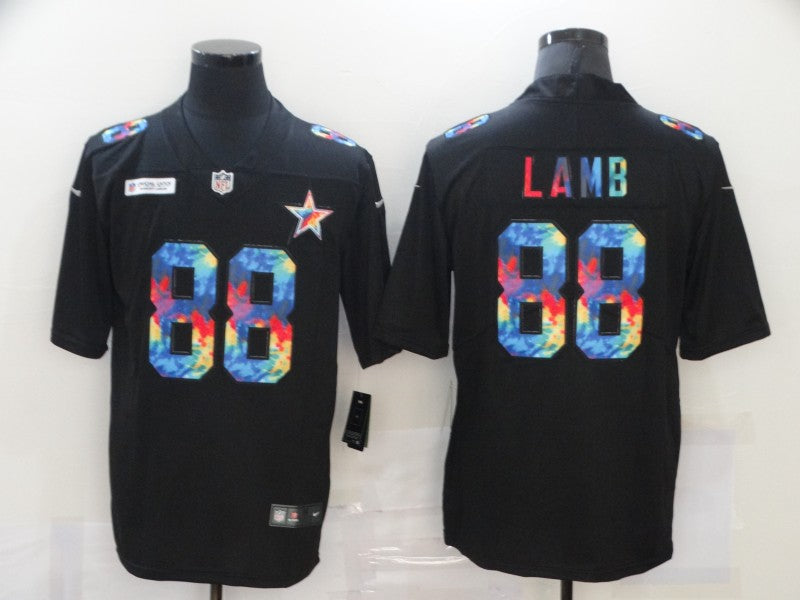 Men's Dallas Cowboys CeeDee Lamb #88 Black Alternate Game Jersey1 football jersey product view 1