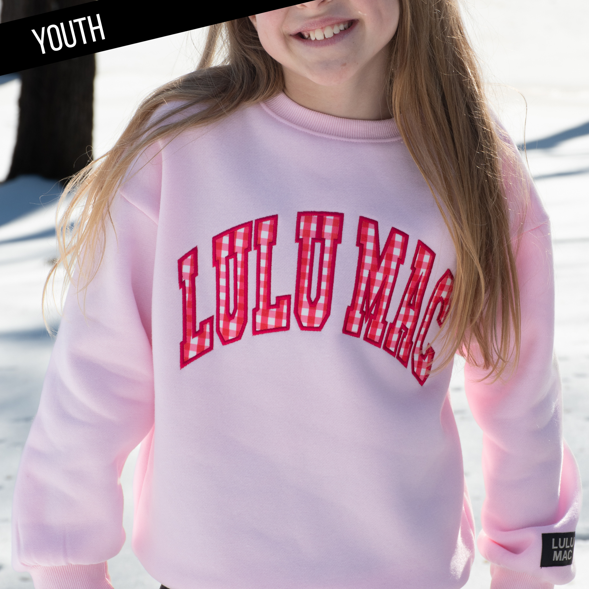 KD-SW-1003 Pink with Red Gingham Unisex T-shirt, Sweatshirt, Hoodie, Long Sleeve Tee - T-Shirt, Sweatshirt, Hoodie