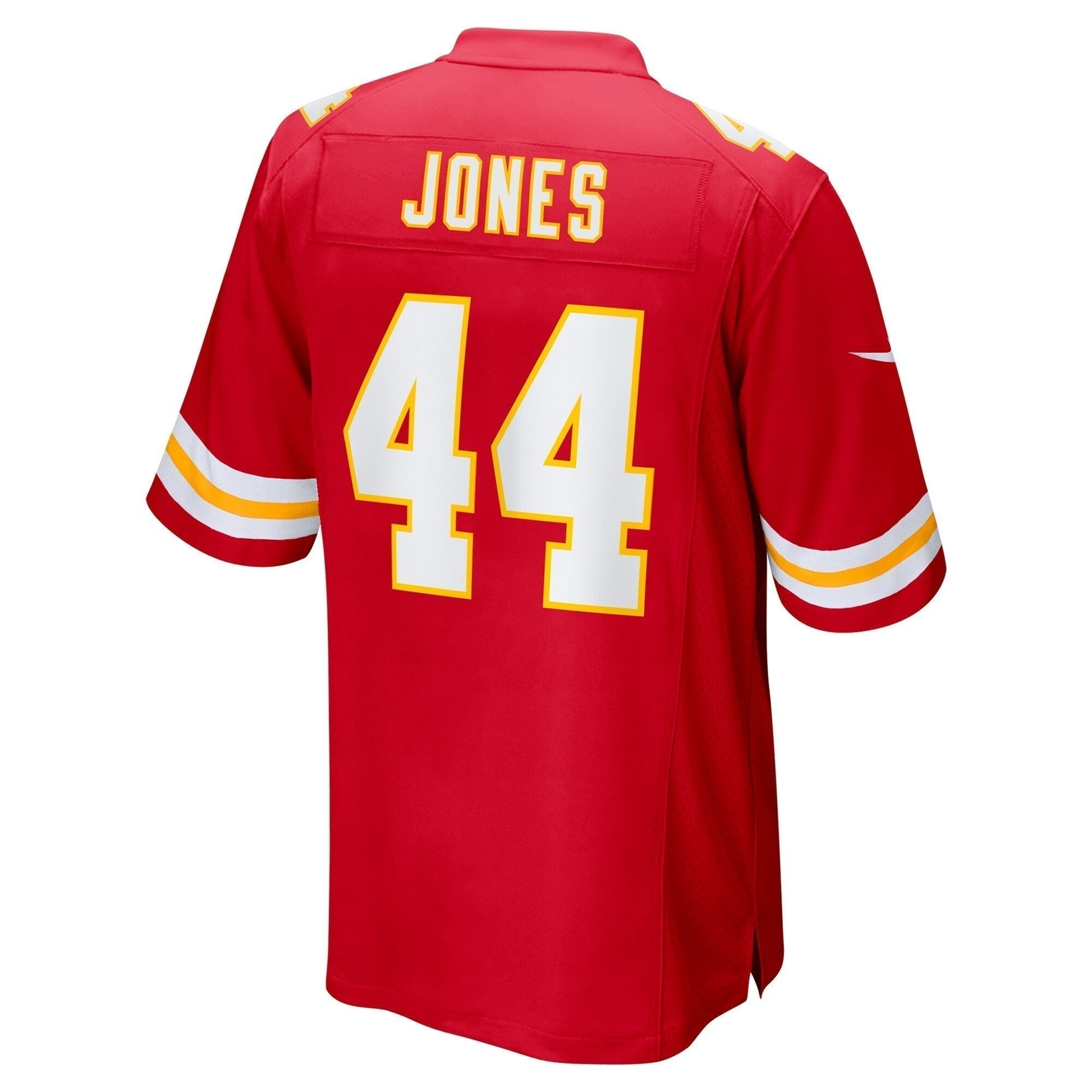 Cam Jones Kansas City Chiefs Game Jersey - Red football jersey product view 3