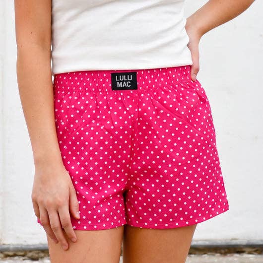 Bxmpd- Hot Pink Mini Polka Dot Boxer Unisex T-shirt, Sweatshirt, Hoodie, Long Sleeve Tee - T-Shirt, Sweatshirt, Hoodie