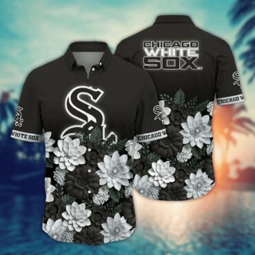 Chicago White Sox Coastal Dream Hawaiian Shirt Unisex T-shirt, Sweatshirt, Hoodie, Long Sleeve Tee - T-Shirt, Sweatshirt, Hoodie