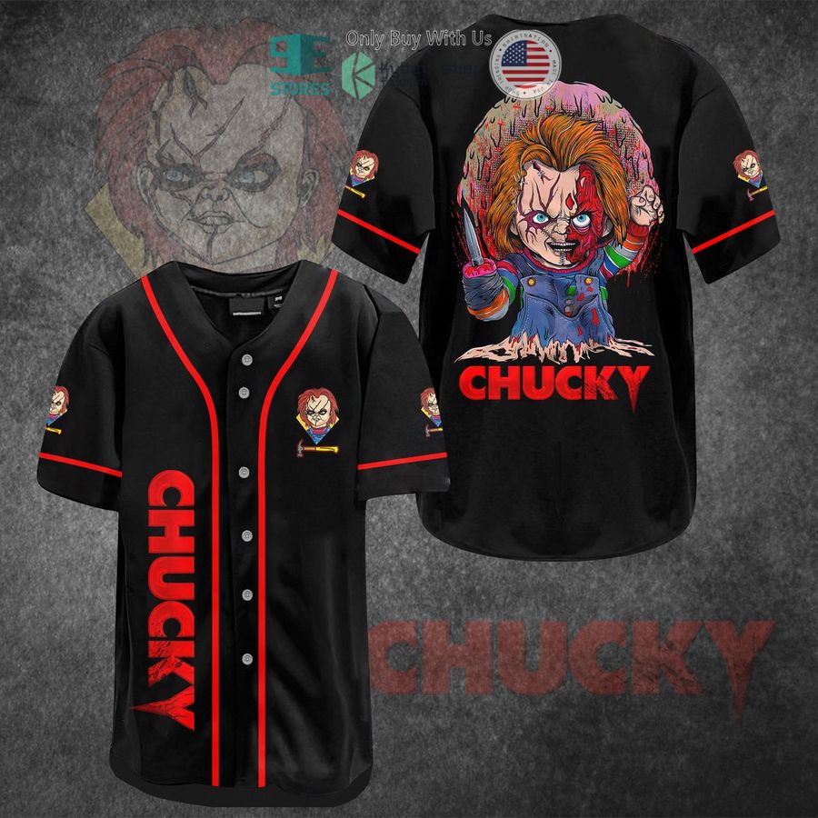 BEST Chucky Horror Movie Baseball Jersey Unisex T-shirt, Sweatshirt, Hoodie, Long Sleeve Tee - T-Shirt, Sweatshirt, Hoodie
