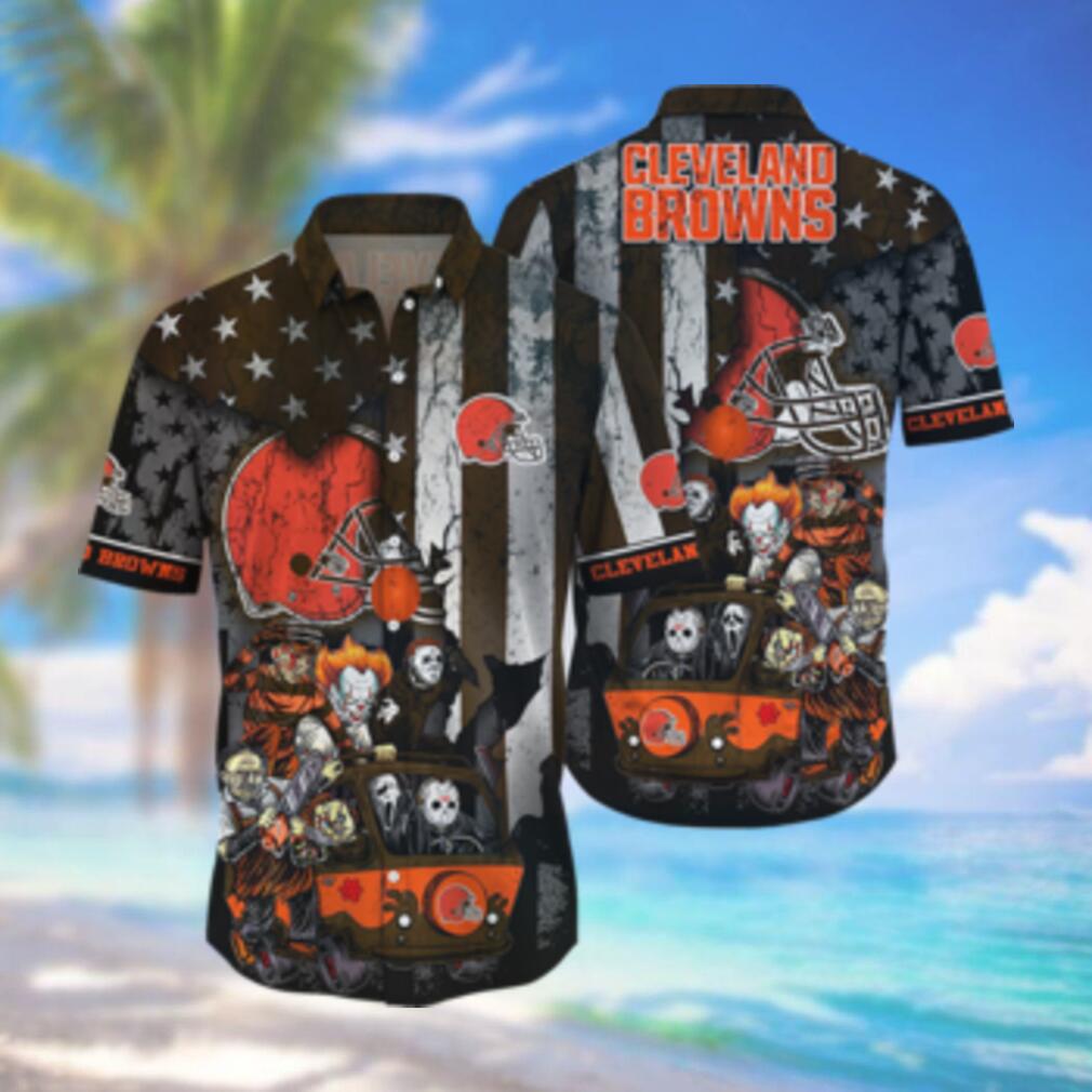 Cleveland Browns Hawaiian Shirts Style Hot Trending Unisex T-shirt, Sweatshirt, Hoodie, Long Sleeve Tee - T-Shirt, Sweatshirt, Hoodie