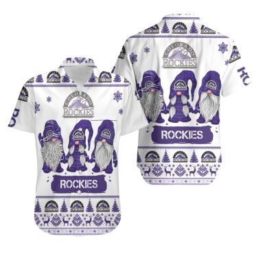 Colorado Rockies Winter Gnome Hawaiian Shirt Unisex T-shirt, Sweatshirt, Hoodie, Long Sleeve Tee - T-Shirt, Sweatshirt, Hoodie