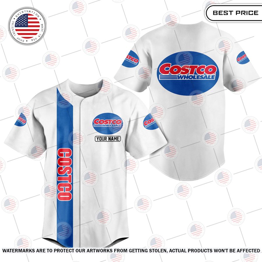 NEW Costco Custom Baseball Jersey Unisex T-shirt, Sweatshirt, Hoodie, Long Sleeve Tee - T-Shirt, Sweatshirt, Hoodie