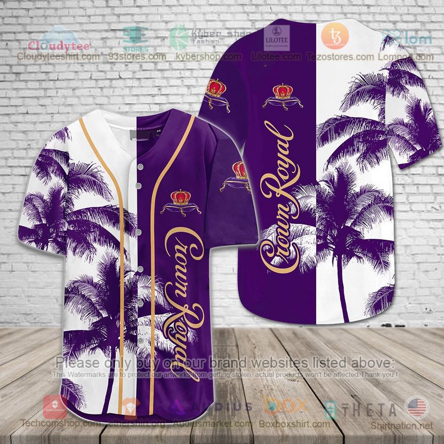HOT Crown Royal Palm Tree Baseball Jersey Shirt Unisex T-shirt, Sweatshirt, Hoodie, Long Sleeve Tee - T-Shirt, Sweatshirt, Hoodie