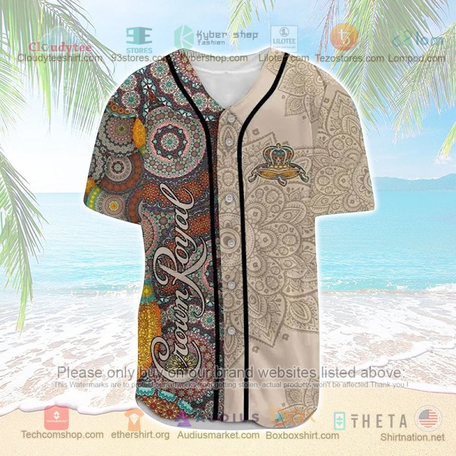 HOT Crown Royal tribal pattern Baseball Jersey Shirt Unisex T-shirt, Sweatshirt, Hoodie, Long Sleeve Tee - T-Shirt, Sweatshirt, Hoodie