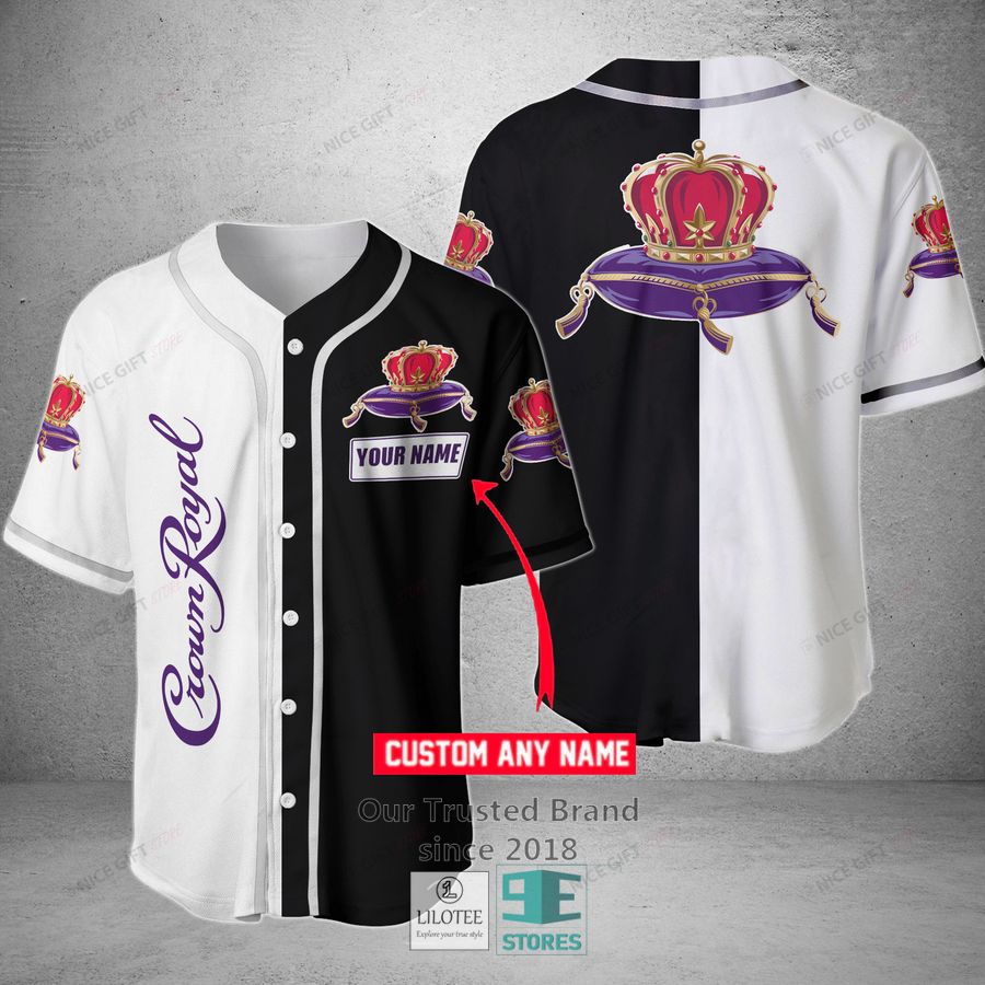 Crown Royal Your Name Baseball Jersey Unisex T-shirt, Sweatshirt, Hoodie, Long Sleeve Tee - T-Shirt, Sweatshirt, Hoodie