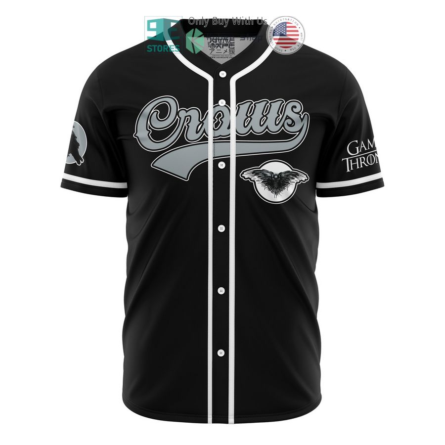 BEST Crows Snow Game of Thrones Baseball Jersey Unisex T-shirt, Sweatshirt, Hoodie, Long Sleeve Tee - T-Shirt, Sweatshirt, Hoodie