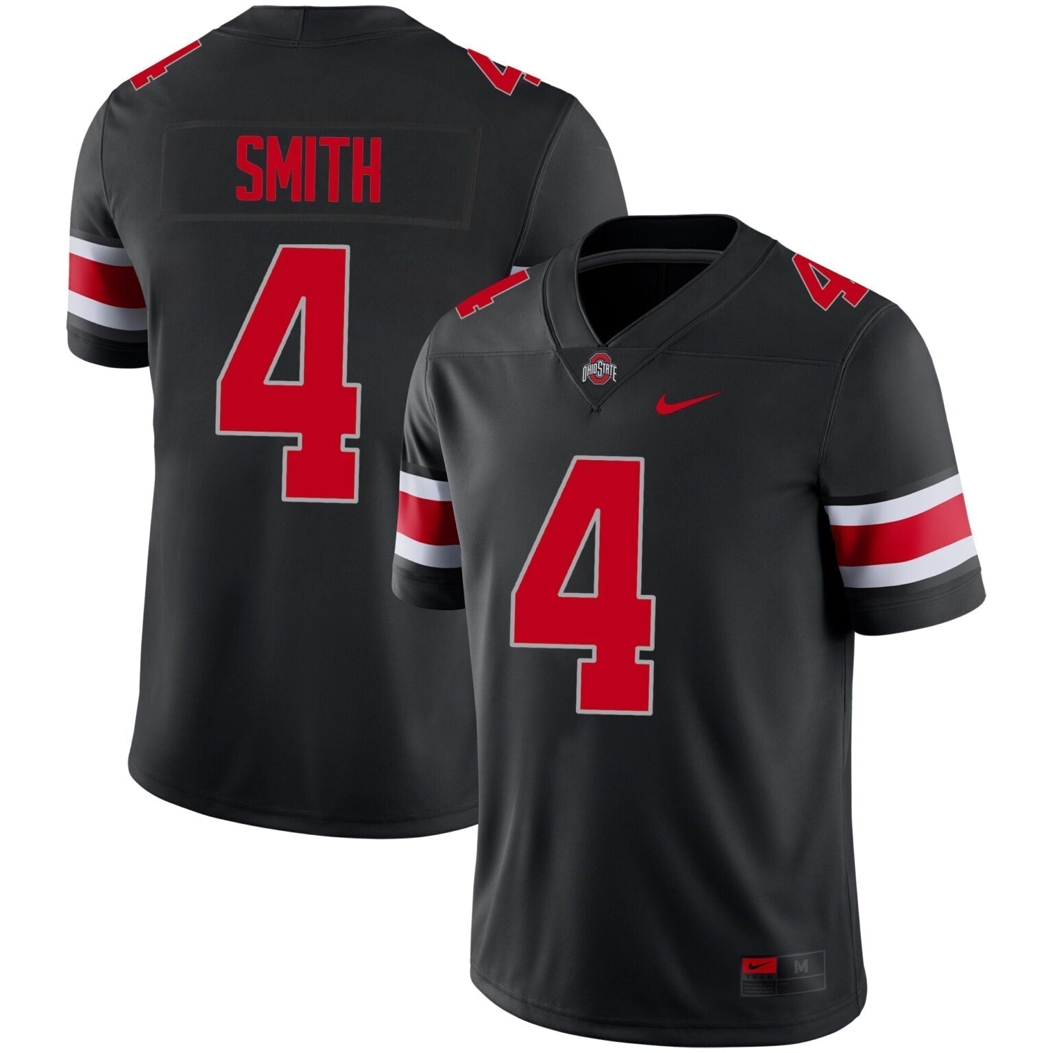 Jeremiah Smith Ohio State Buckeyes Jersey Black sports jersey product view 1