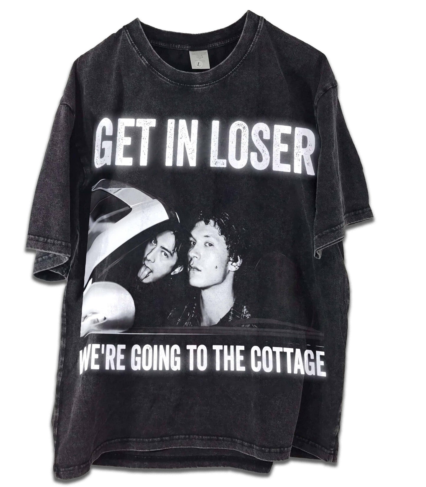 Vintage Get in Loser Cottage T-Shirt, Heated Rivalry Apparel Unisex T-shirt, Sweatshirt, Hoodie, Long Sleeve Tee - T-Shirt, Sweatshirt, Hoodie