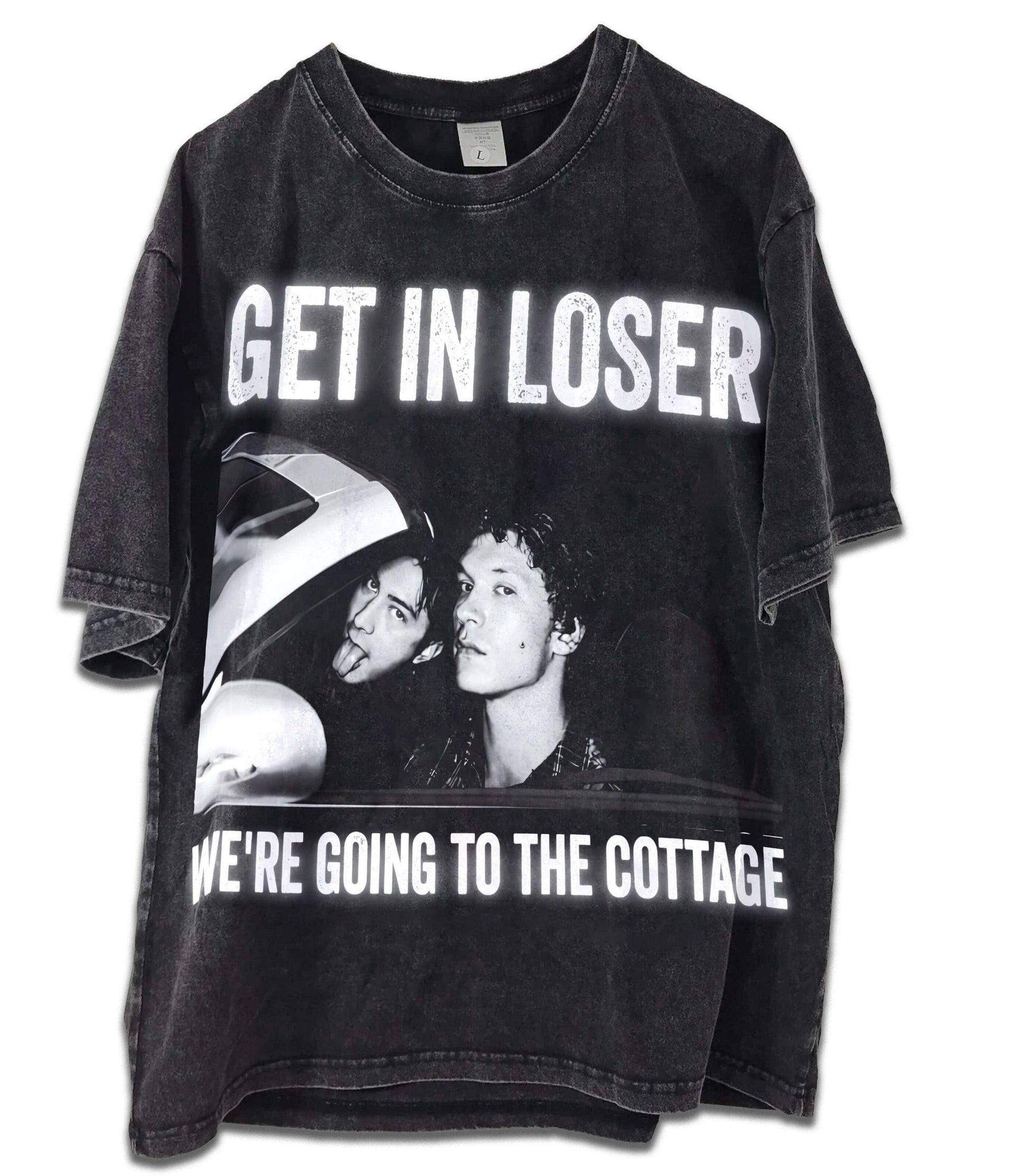 Vintage Get in Loser Cottage T-Shirt, Heated Rivalry Apparel Unisex T-shirt, Sweatshirt, Hoodie, Long Sleeve Tee - T-Shirt, Sweatshirt, Hoodie