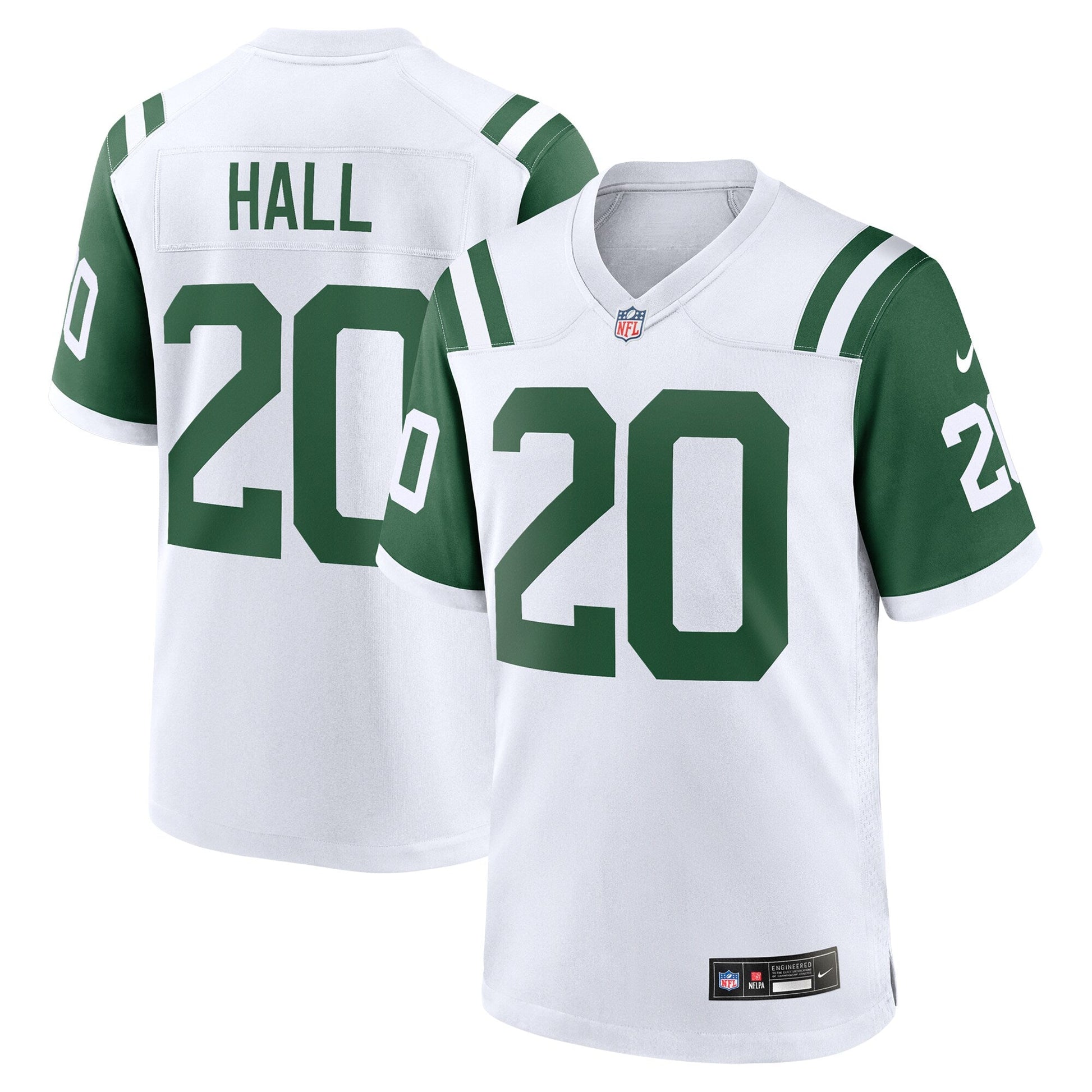 Breece Hall New York Jets Classic Alternate Game Jersey - White football jersey product view 1
