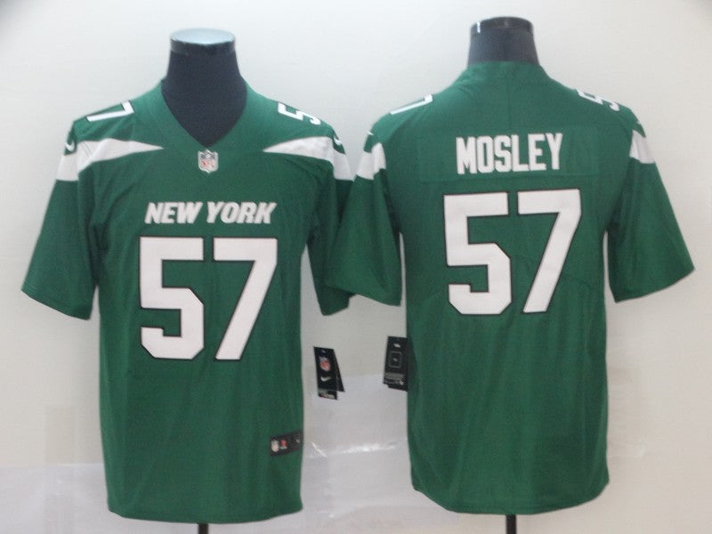 Men's New York Jets C. J. Mosley Green Game Jersey football jersey product view 1
