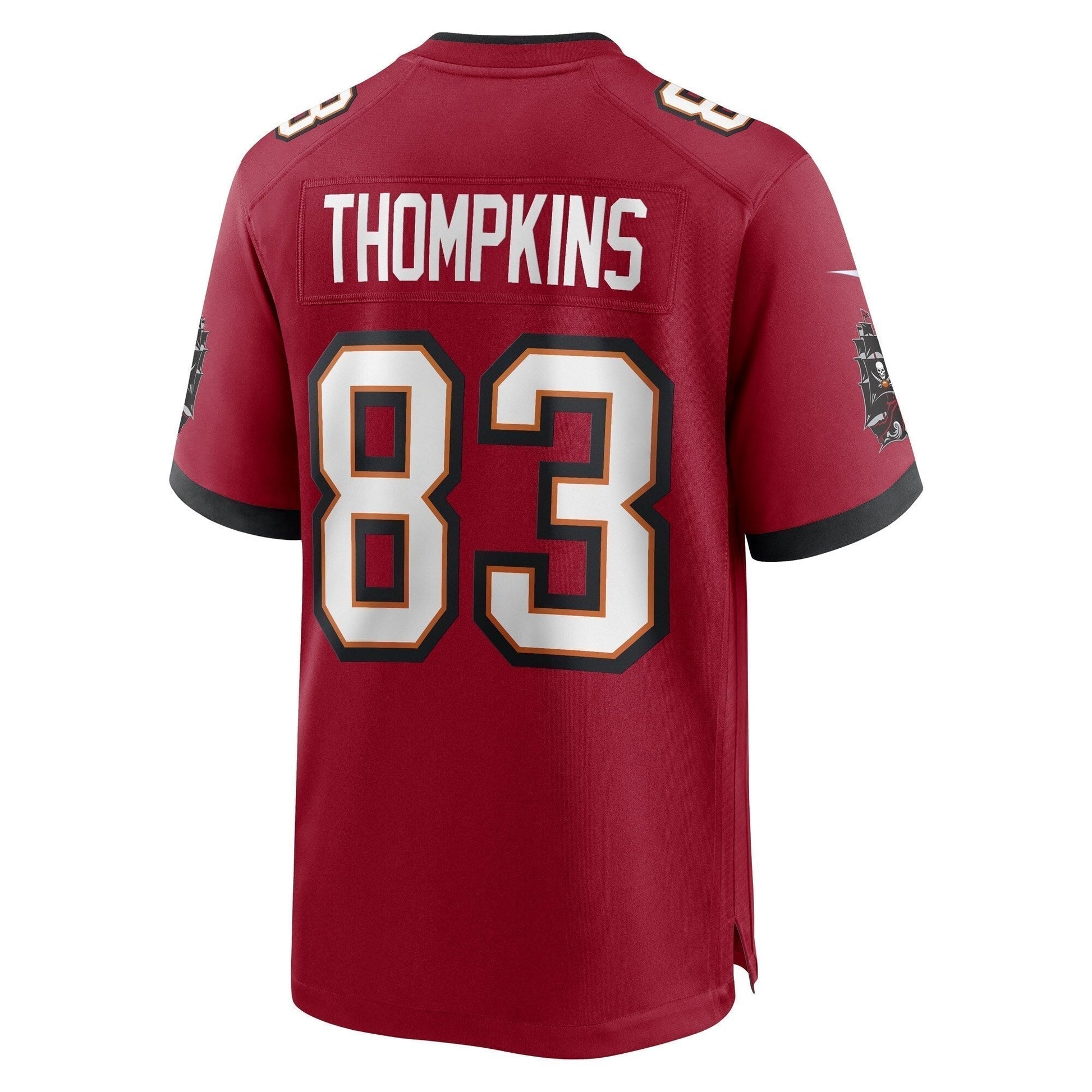 Deven Thompkins Tampa Bay Buccaneers Game Jersey - Red football jersey product view 3