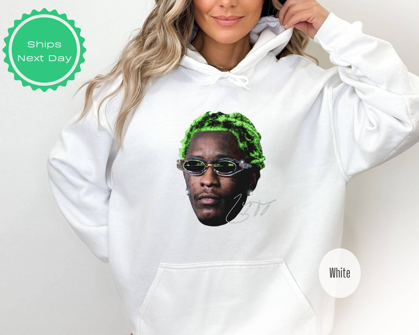 Thugger Green Graphic Tee - Young Thug Concert Merch Unisex T-shirt, Sweatshirt, Hoodie, Long Sleeve Tee - T-Shirt, Sweatshirt, Hoodie