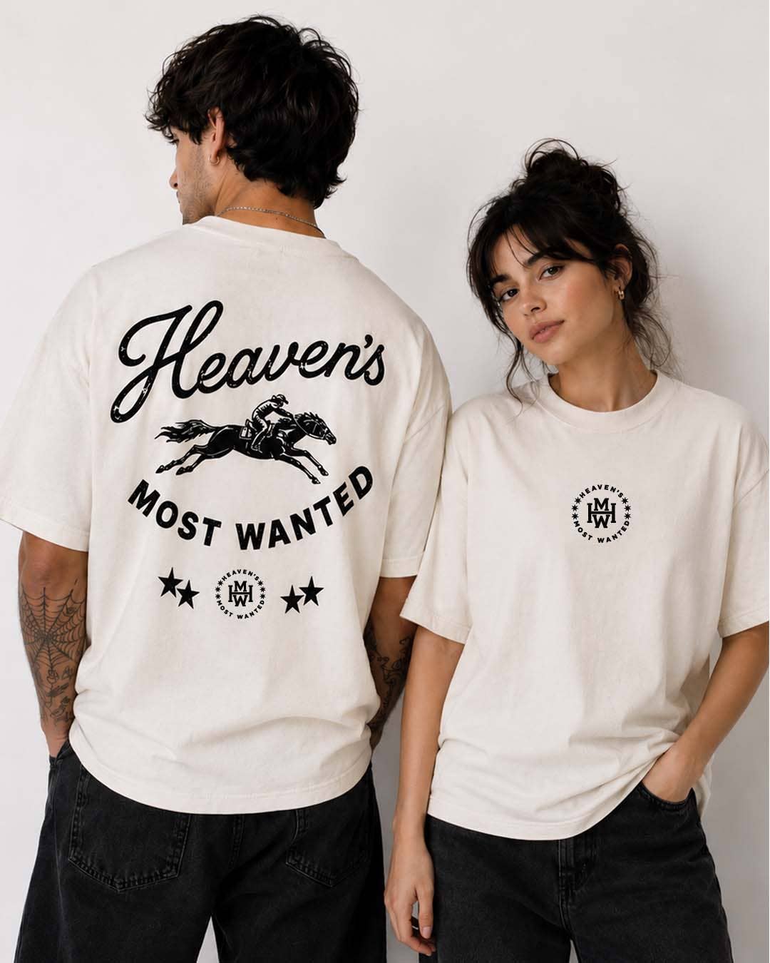 New || "Heaven's Most Wanted" Tee Unisex T-shirt, Sweatshirt, Hoodie, Long Sleeve Tee - T-Shirt, Sweatshirt, Hoodie