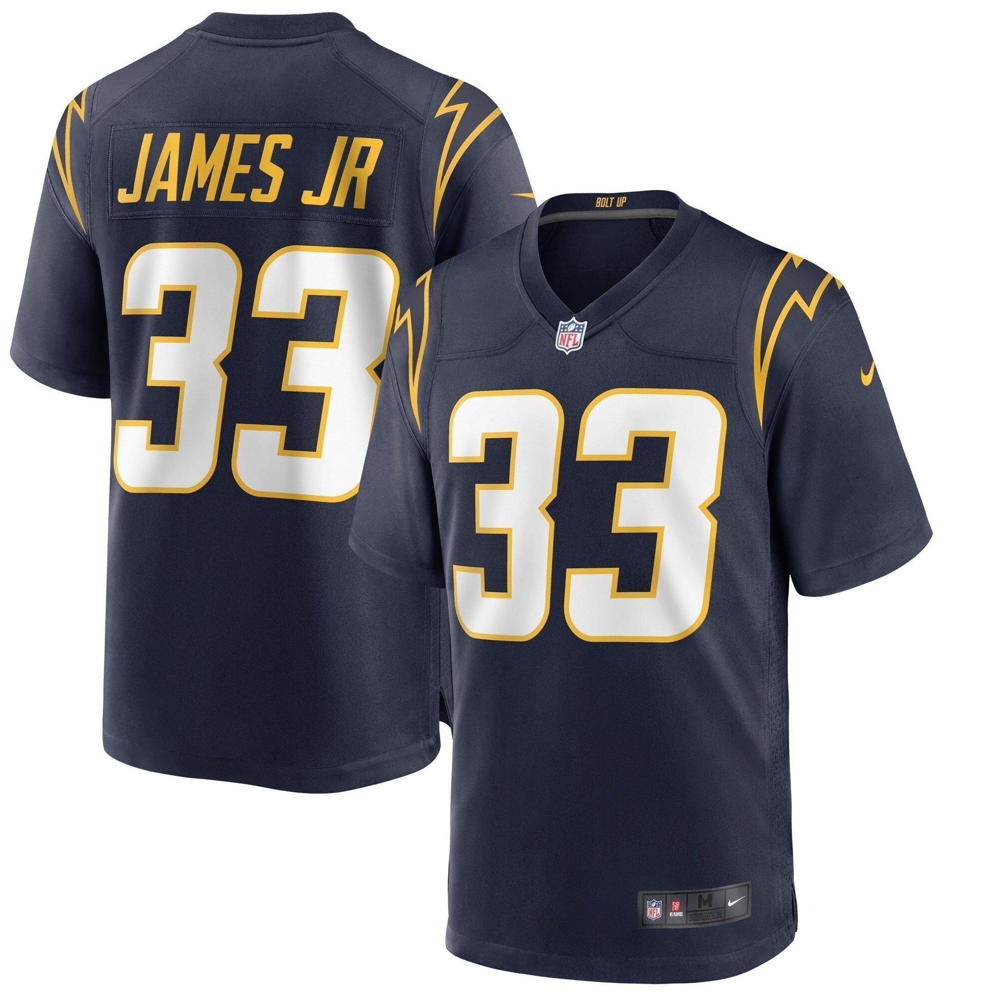 Derwin James Los Angeles Chargers Alternate Game Jersey - Navy football jersey product view 1