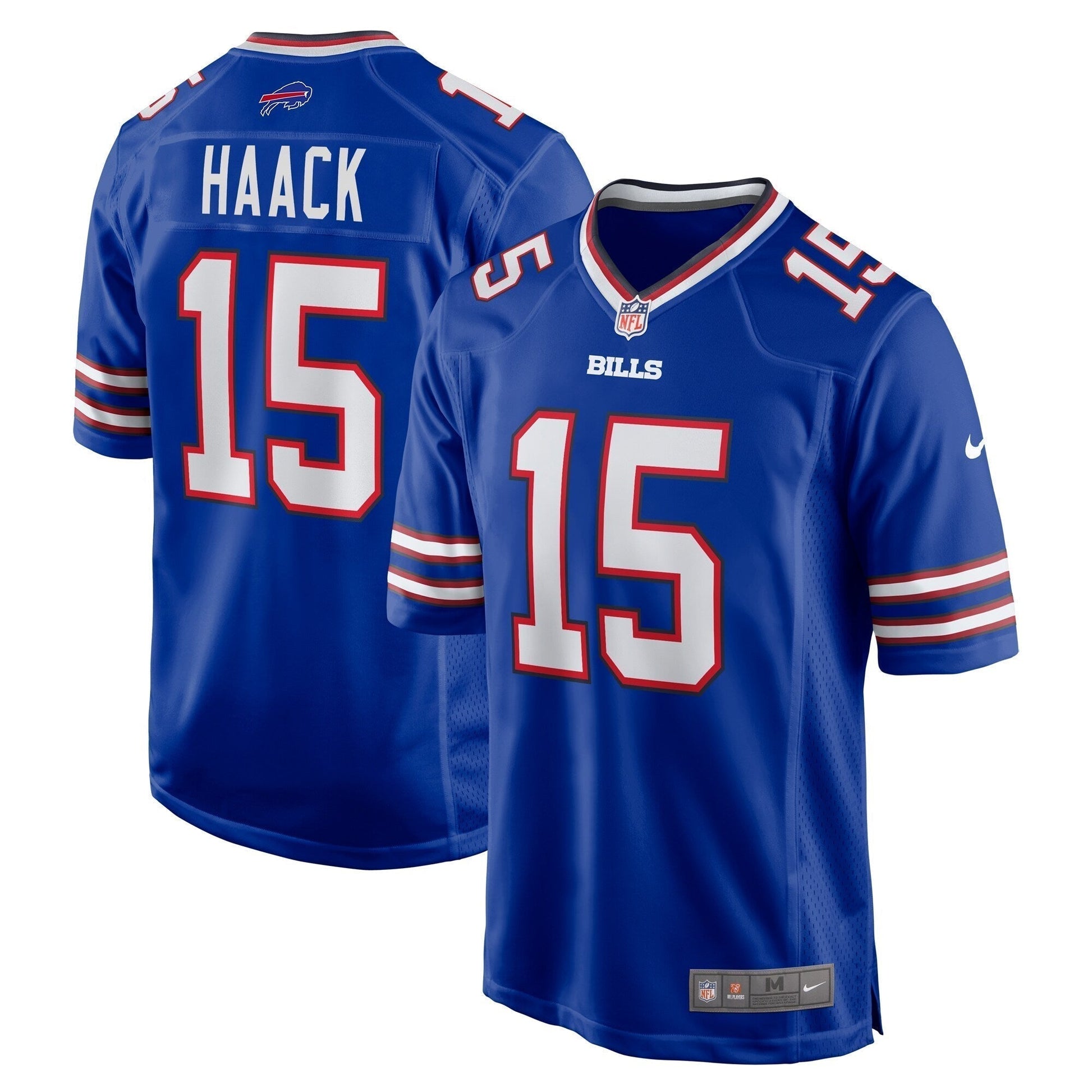 Matt Haack Buffalo Bills Game Jersey - Royal football jersey product view 1