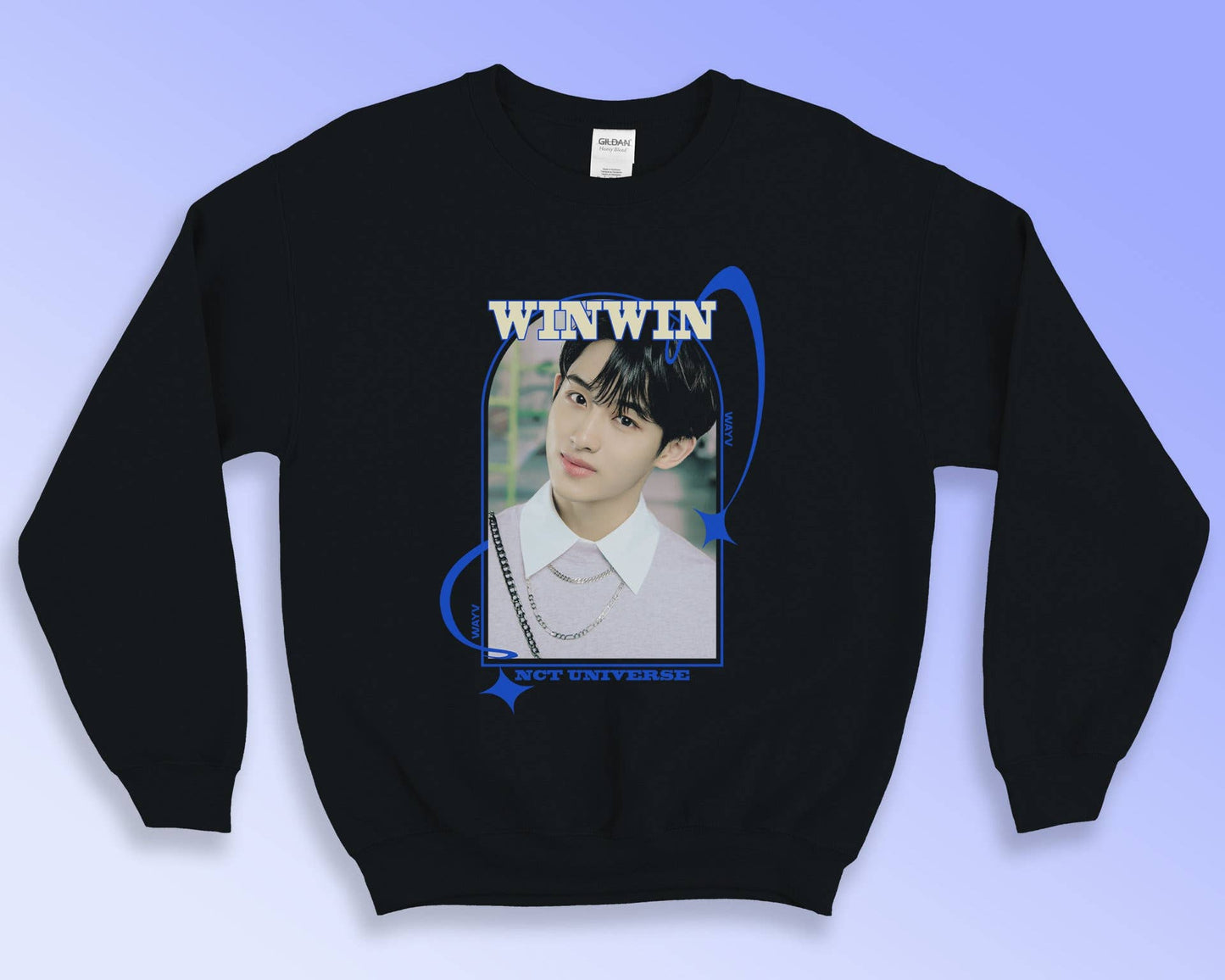 90s Retro Sweatshirt Winwin Smcu Kpop Unisex T-shirt, Sweatshirt, Hoodie, Long Sleeve Tee - T-Shirt, Sweatshirt, Hoodie