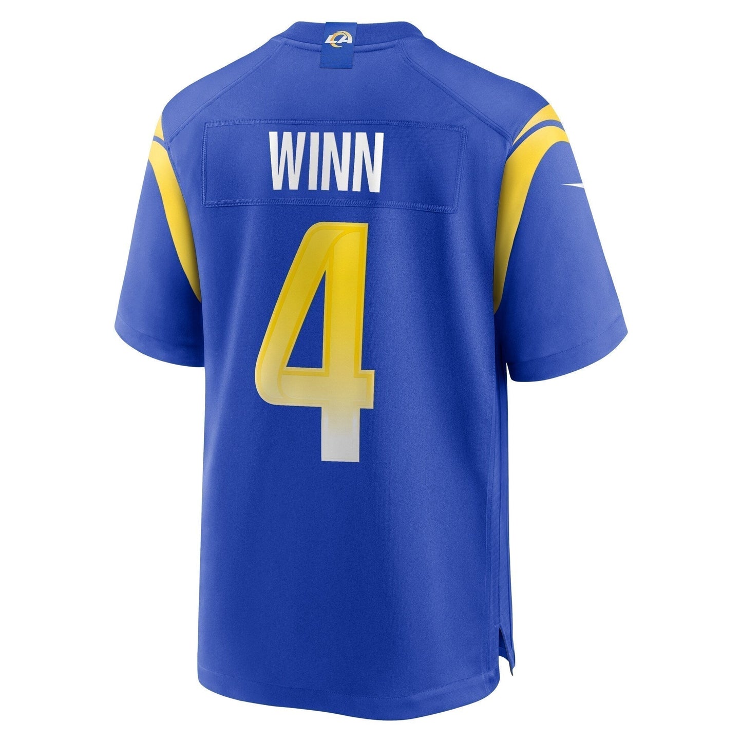 Dresser Winn Los Angeles Rams Team Game Jersey - Royal football jersey product view 3