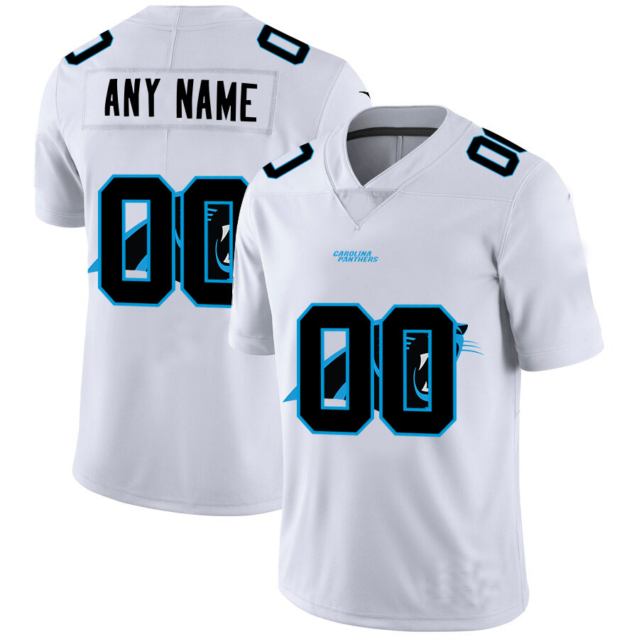 Custom1 Carolina Panthers White Team Big Logo Vapor Untouchable Limited Jersey1 Stitched Jersey1 Football Jerseys football jersey product view 1