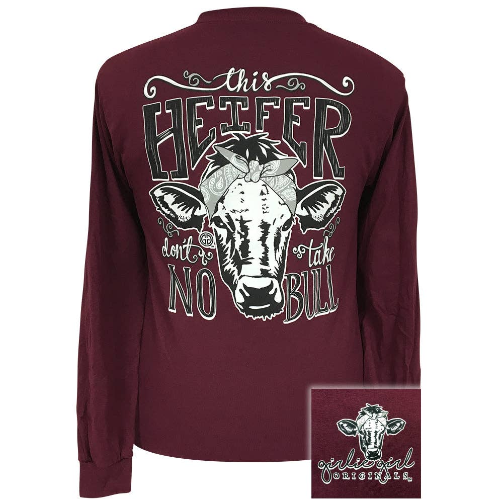 No Bull-Maroon LS-1978 Unisex T-shirt, Sweatshirt, Hoodie, Long Sleeve Tee - T-Shirt, Sweatshirt, Hoodie