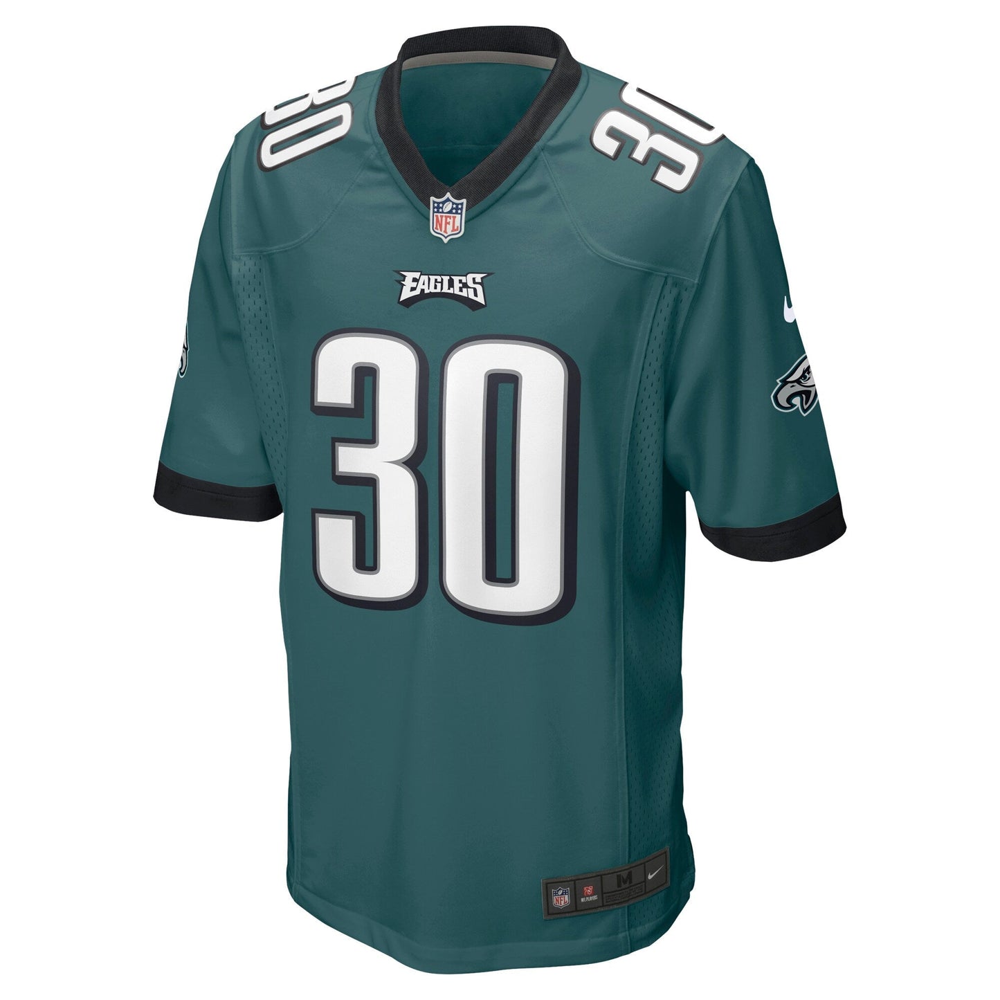 Justin Evans Philadelphia Eagles Game Jersey - Midnight Green football jersey product view 2