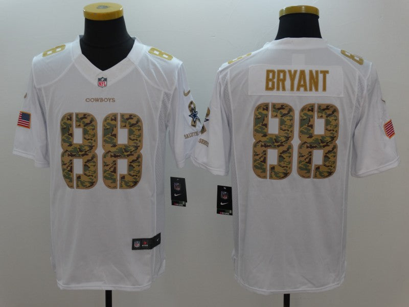 Men's Dallas Cowboys Dez Bryant #88 White Player Game Jersey1 basketball jersey product view 1