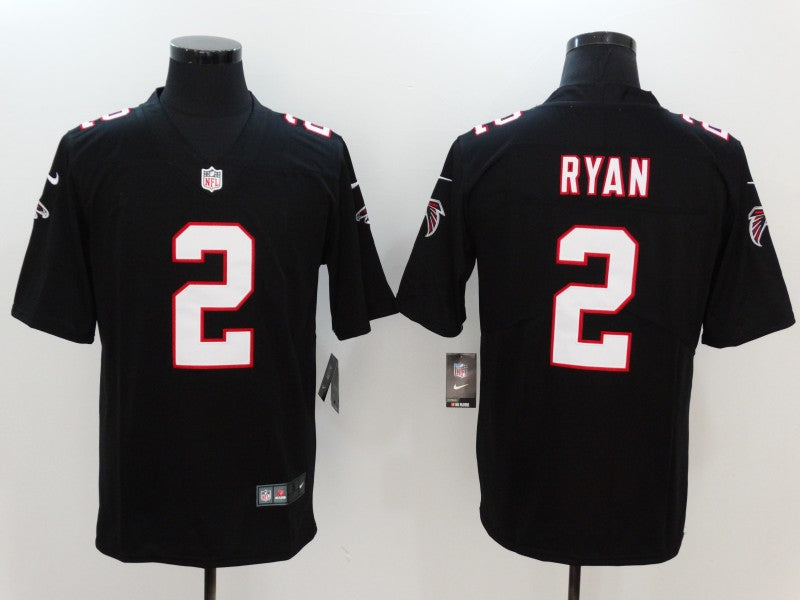 Men's Atlanta Falcons Matt Ryan Black Game Jersey football jersey product view 1