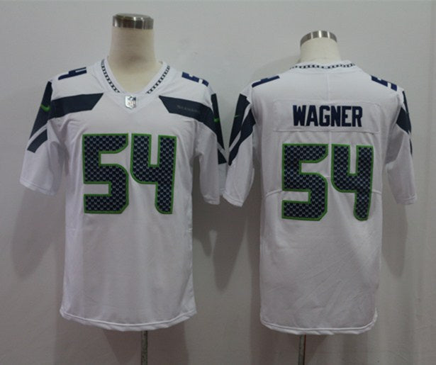 Men's Seattle Seahawks Bobby Wagner White Game Jersey football jersey product view 1