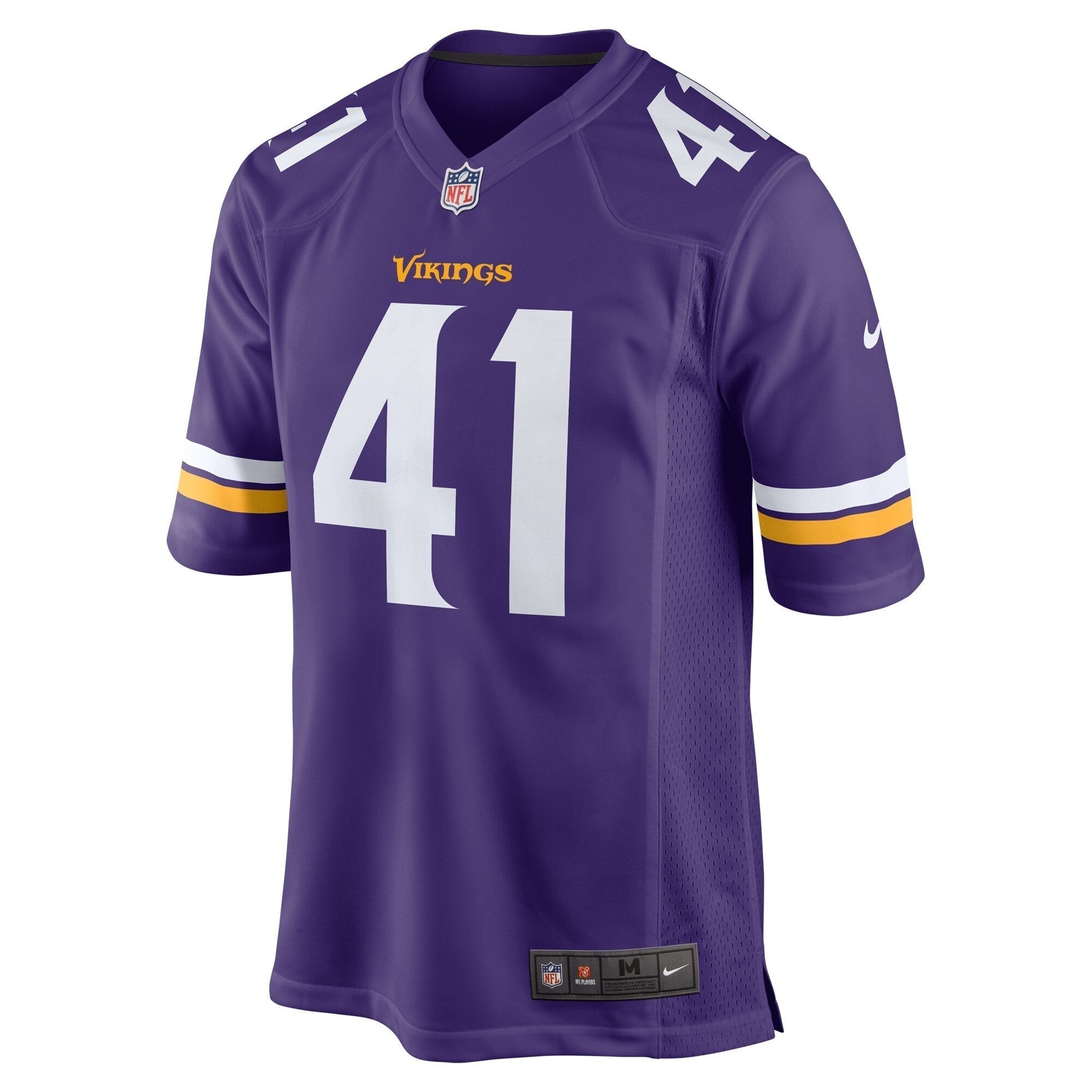 Austin Bryant Minnesota Vikings Game Jersey - Purple football jersey product view 2