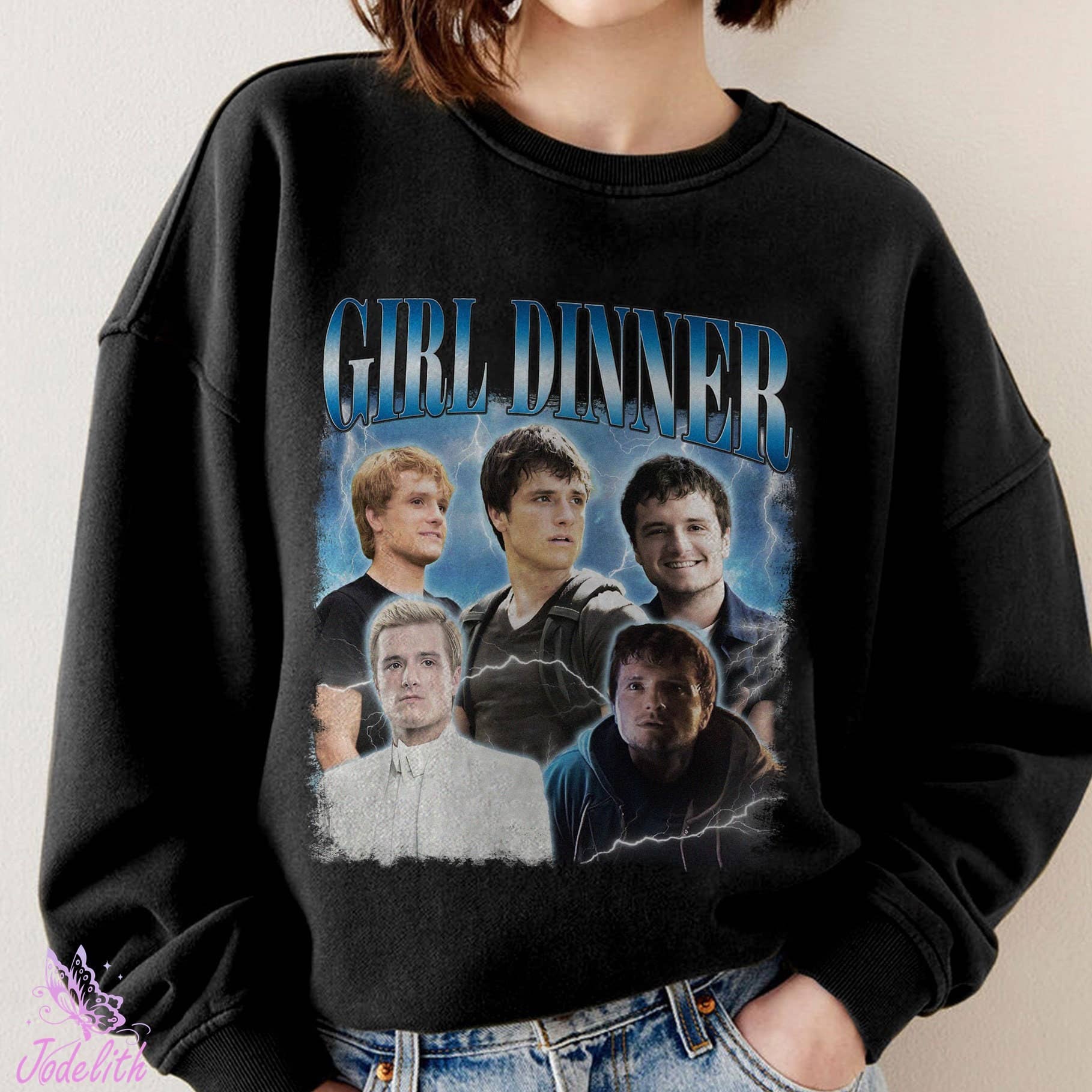 Josh Hutcherson Bootleg Shirt - Retro Graphic Tee Unisex T-shirt, Sweatshirt, Hoodie, Long Sleeve Tee - T-Shirt, Sweatshirt, Hoodie