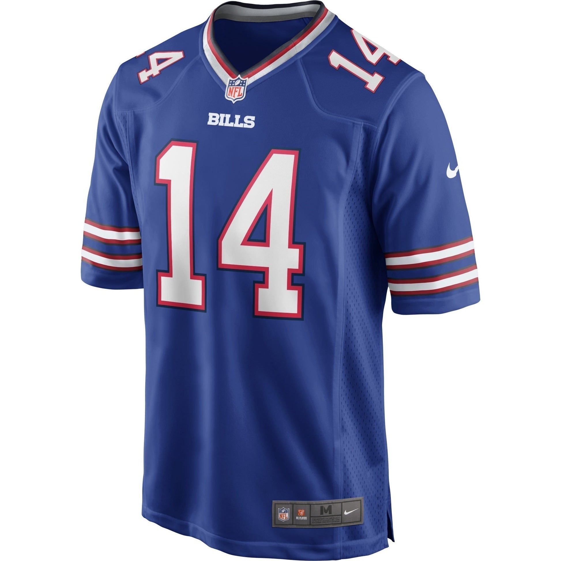 Frank Reich Buffalo Bills Game Retired Jersey - Royal football jersey product view 2