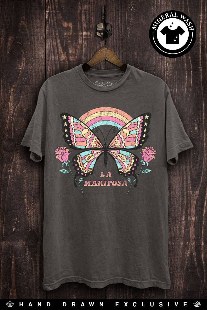 La Mariposa Graphic Top Unisex T-shirt, Sweatshirt, Hoodie, Long Sleeve Tee - T-Shirt, Sweatshirt, Hoodie