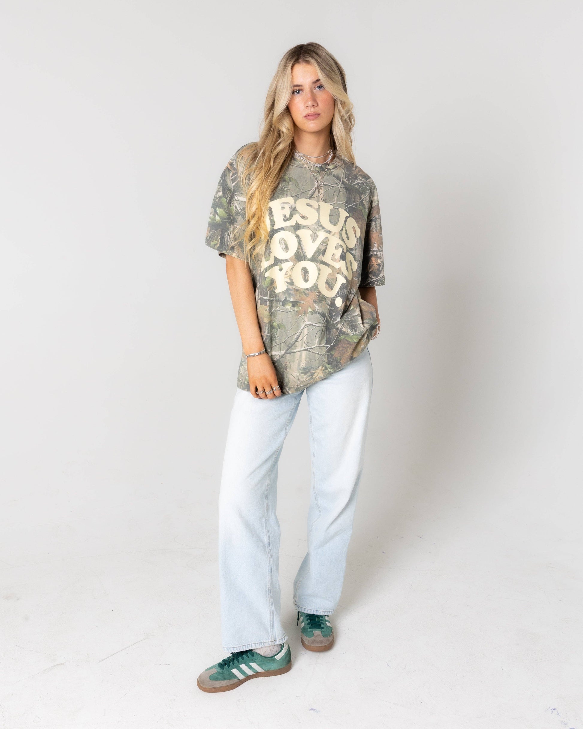 Heavyweight Oversized Camo Tee Unisex T-shirt, Sweatshirt, Hoodie, Long Sleeve Tee - T-Shirt, Sweatshirt, Hoodie